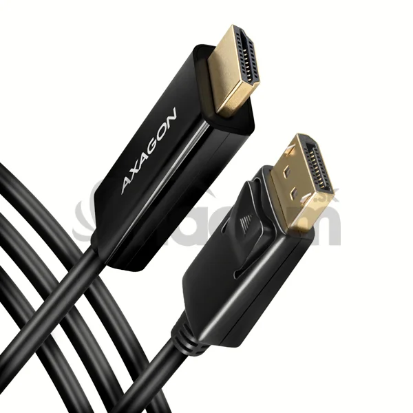AXAGON RVD-HI14C2, DisplayPort -> HDMI 1.4 redukcia / kábel 1.8m, 4K/30Hz