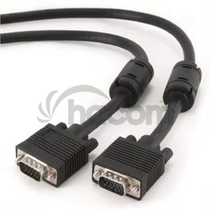 Kábel prípoj.monitor 15M/15M VGA, 3m, tieň,exferr.č