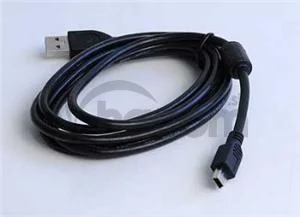 Kábel USB A-MINI 5PM 2.0 1,8 m HQ s ferrit. jadrom