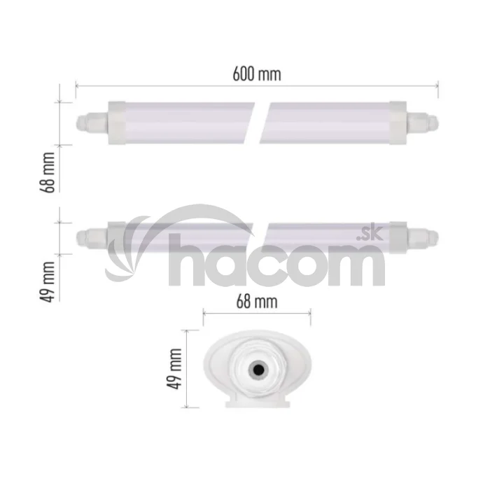 LED prachotesné svietidlo DUSTY 18W neutrálna biela, IP65