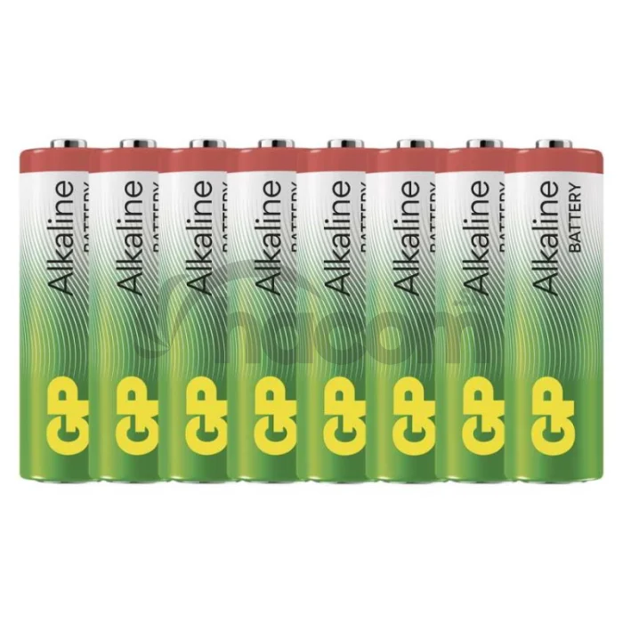 Alkalická batéria GP Alkaline LR6 (AA), 8 ks