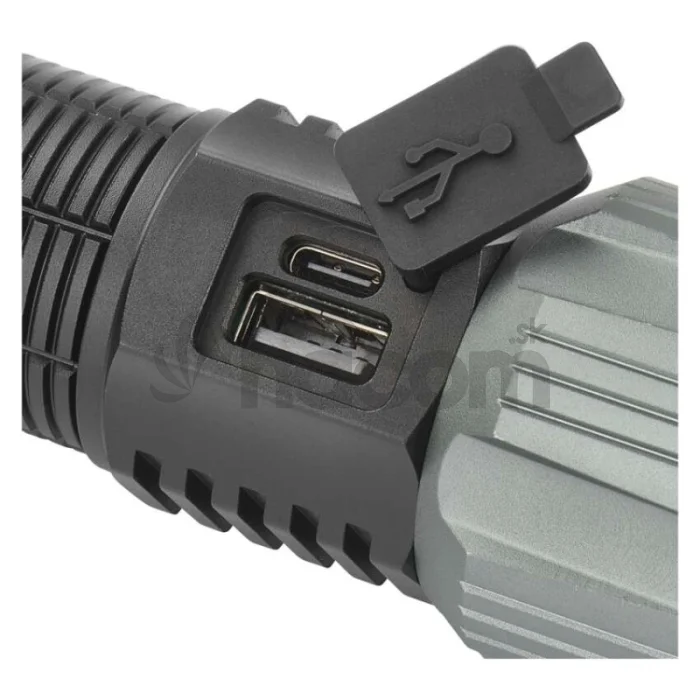 LED nabíjacie kovové svietidlo 3000 lm, 5000 mAh