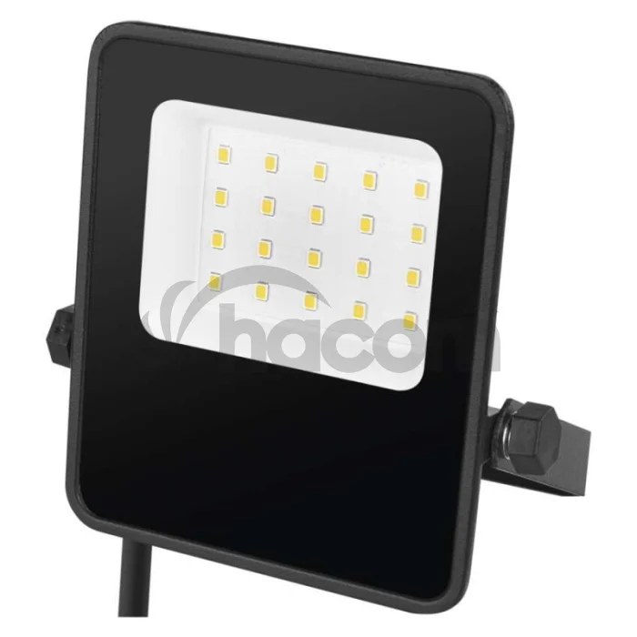 LED reflektor VISIO čierny, 10W neutrálna biela