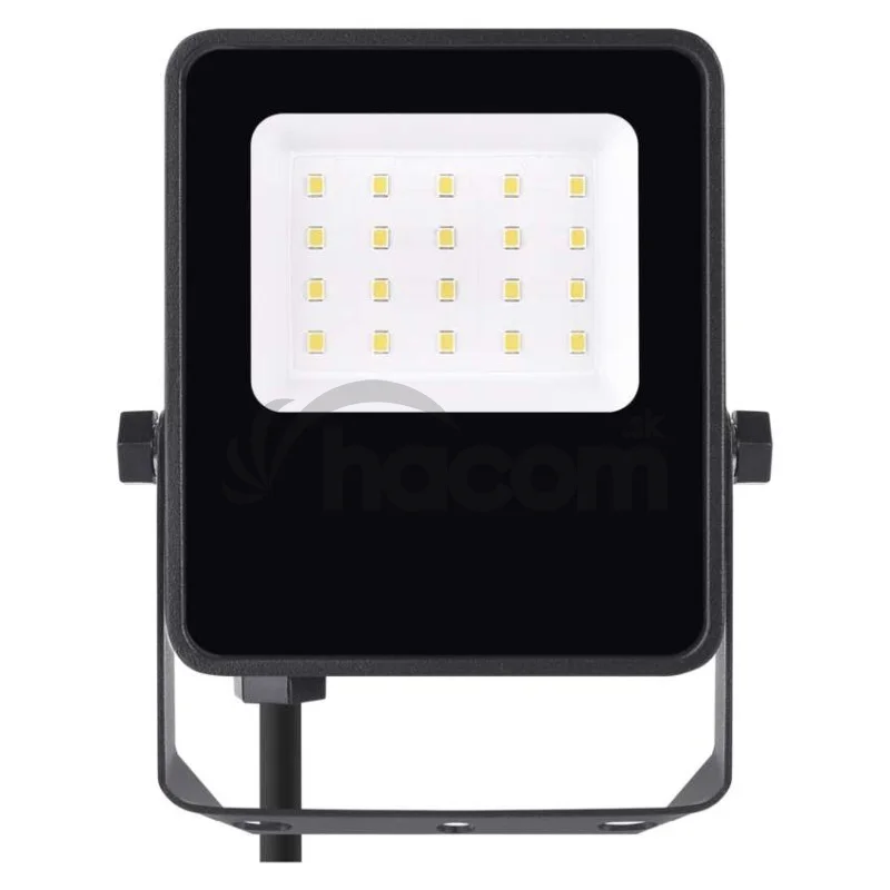 LED reflektor VISIO čierny, 10W neutrálna biela