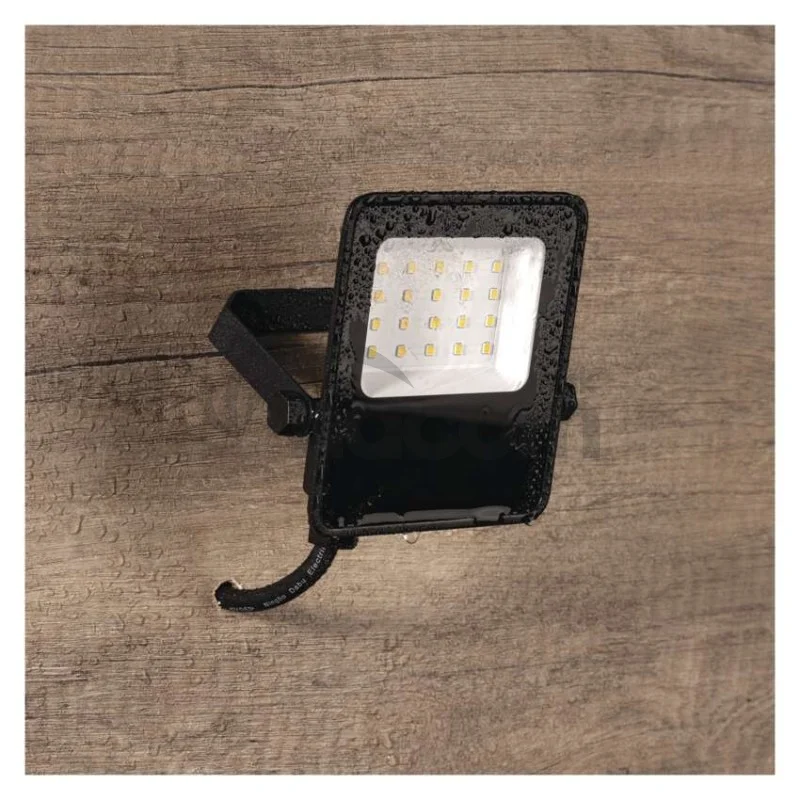 LED reflektor VISIO čierny, 10W neutrálna biela