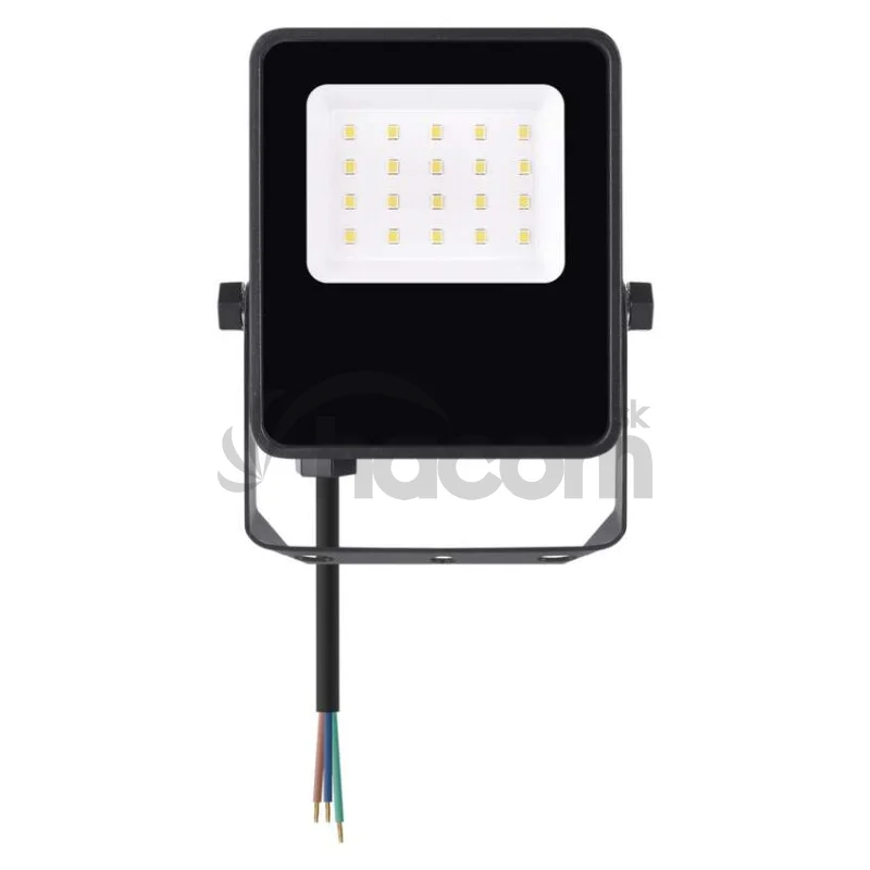 LED reflektor VISIO čierny, 10W neutrálna biela
