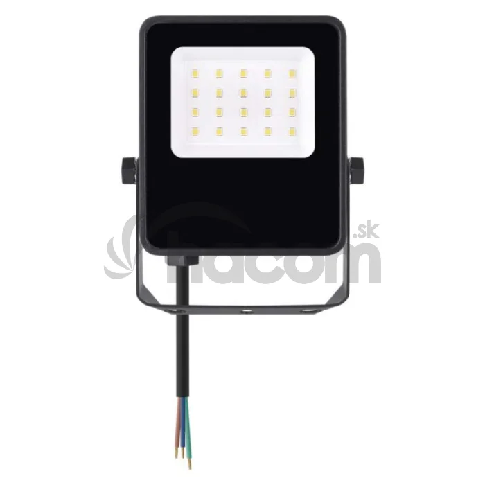 LED reflektor VISIO čierny, 10W neutrálna biela