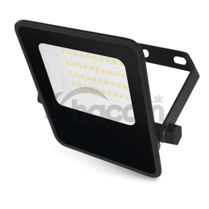 LED reflektor VISIO čierny, 20W neutrálna biela