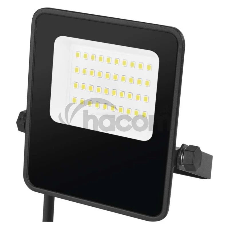 LED reflektor VISIO čierny, 20W neutrálna biela