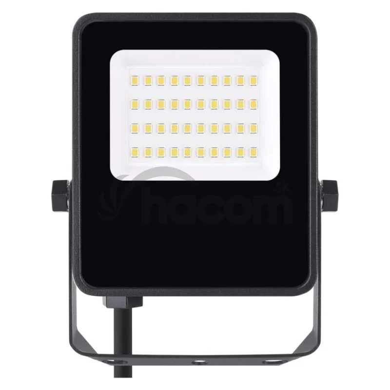 LED reflektor VISIO čierny, 20W neutrálna biela