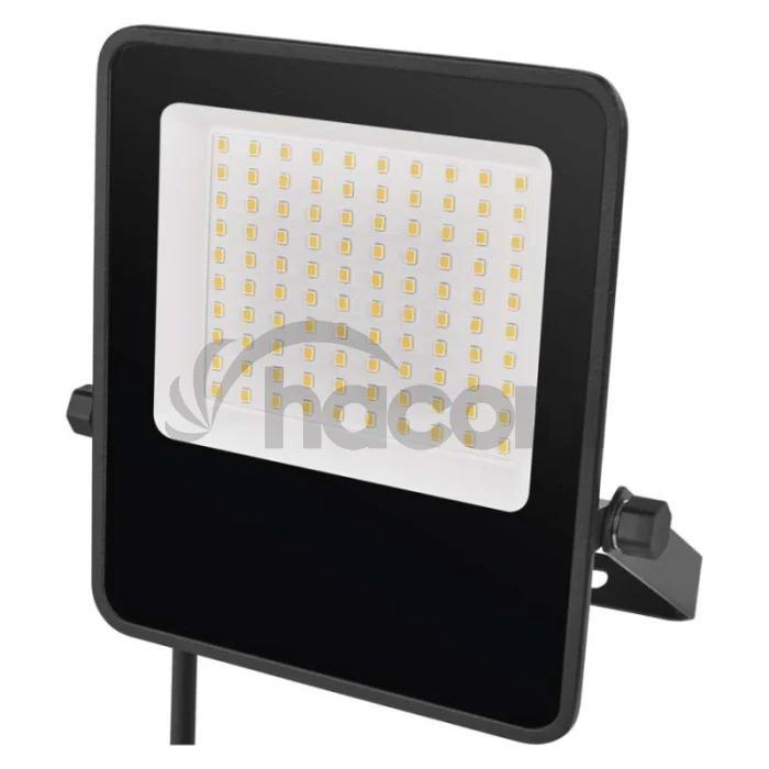 LED reflektor VISIO čierny, 50 W neutrálna biela