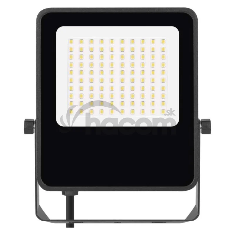 LED reflektor VISIO čierny, 50 W neutrálna biela