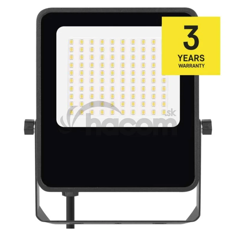 LED reflektor VISIO čierny, 50 W neutrálna biela