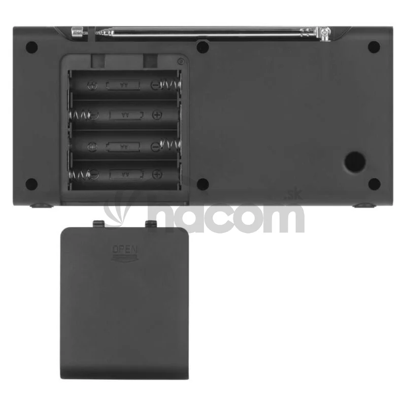 Prenosné rádio s Bluetooth P-600B, DAB / DAB+ / FM, čierne