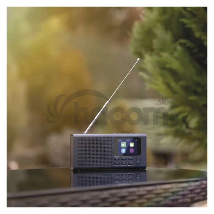 Prenosné rádio s Bluetooth P-600B, DAB / DAB+ / FM, čierne