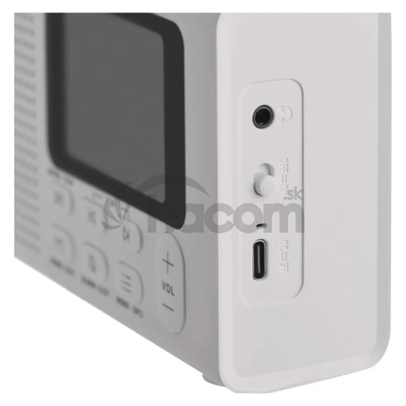 Prenosné rádio s Bluetooth P-600W, DAB / DAB+ / FM, biele