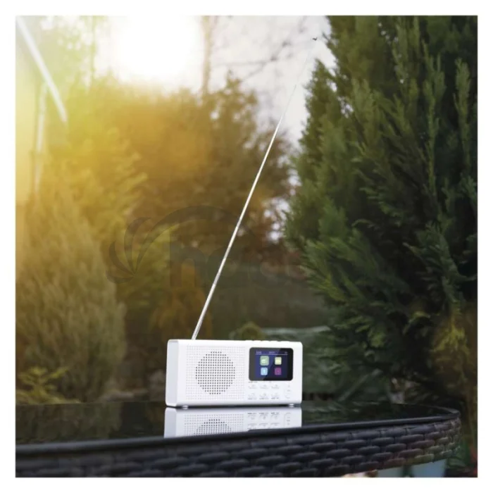 Prenosné rádio s Bluetooth P-600W, DAB / DAB+ / FM, biele