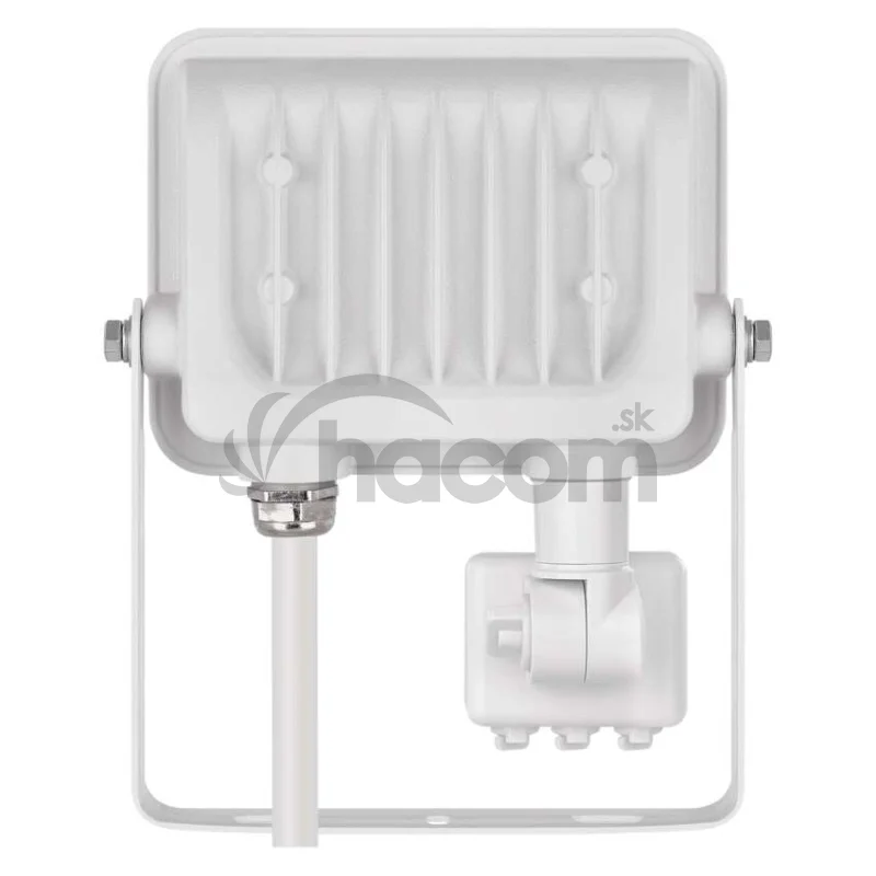 LED reflektor GLARO s pohybovým čidlom, 20 W, biely, IP54, 2000 lm, neutrálna biela
