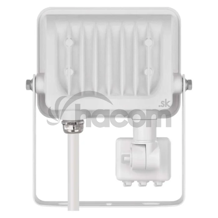 LED reflektor GLARO s pohybovým čidlom, 20 W, biely, IP54, 2000 lm, neutrálna biela
