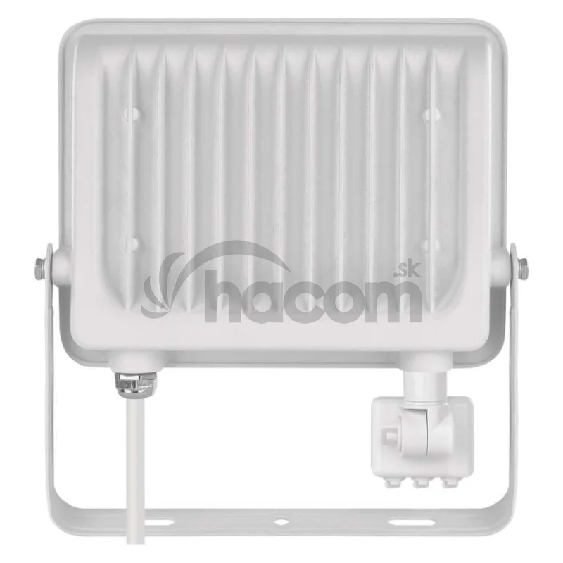 LED reflektor GLARO s pohybovým čidlom, 50 W, biely, IP54, 5000 lm, neutrálna biela