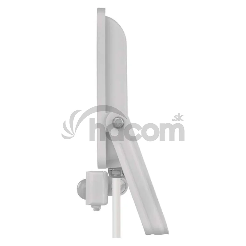LED reflektor GLARO s pohybovým čidlom, 50 W, biely, IP54, 5000 lm, neutrálna biela