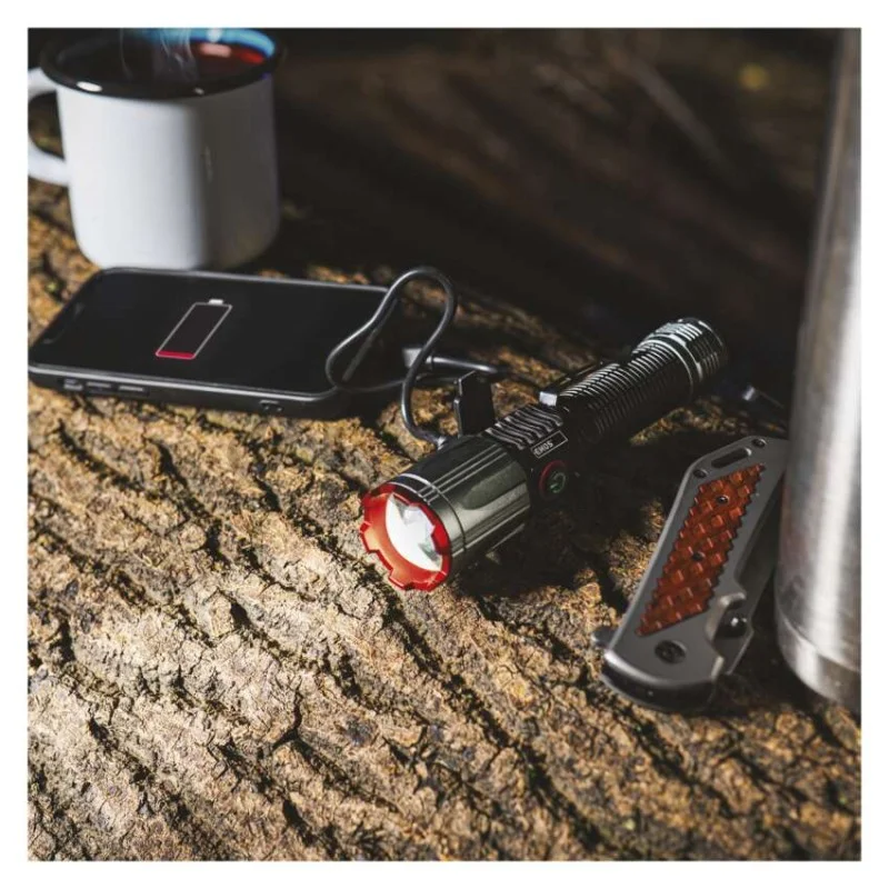 LED nabíjacie kovové svietidlo 1200 lm, 2200 mAh