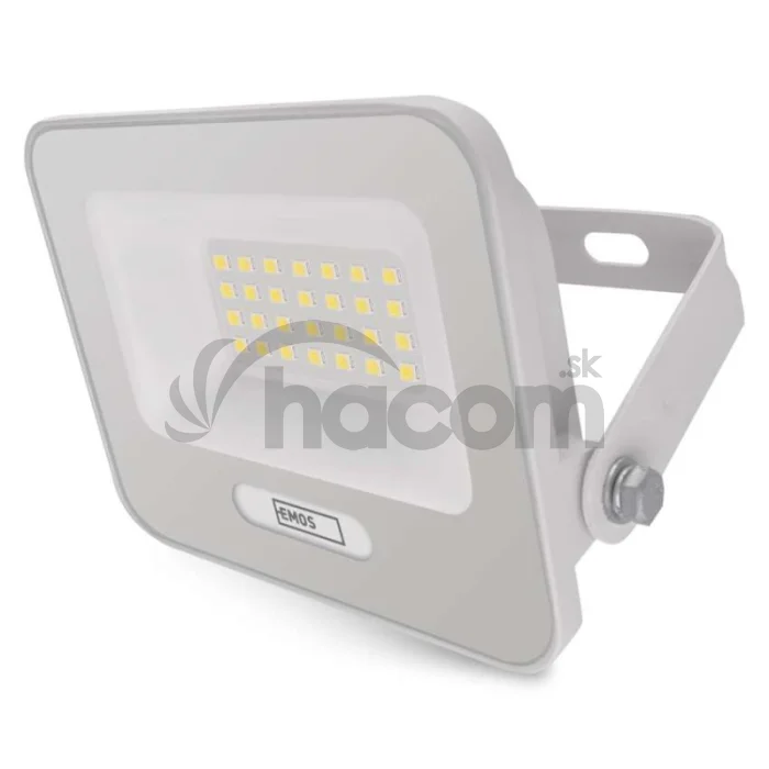 LED reflektor GLARO 20W, biely, IP65, 2000 lm, neutrálna biela