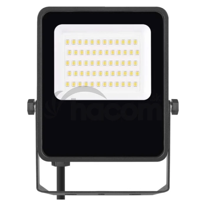 LED reflektor VISIO čierny, 30W neutrálna biela