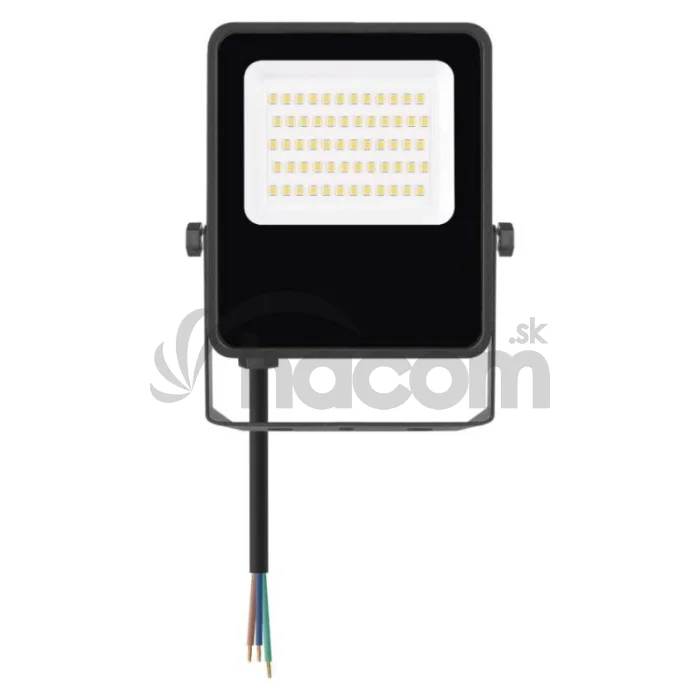 LED reflektor VISIO čierny, 30W neutrálna biela
