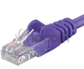 Patch kábel UTP RJ45-RJ45 level CAT6, 2m, fialová