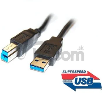 PremiumCord Kábel USB 3.0, A-B, 9pin, 3m