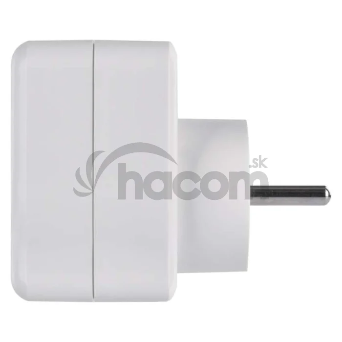 Rozbočovacia zásuvka 1×, 1×USB-A+1×USB-C, biela
