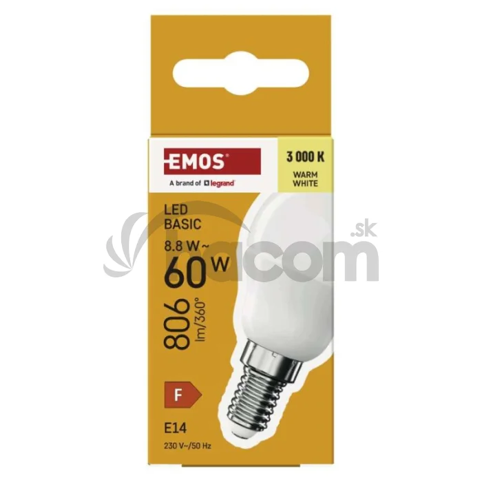 LED žiarovka Basic MINI GLOBE E14 / 8,8 W (60 W) / 806 lm / Teplá biela