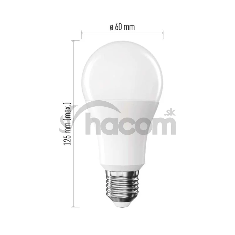 LED žiarovka Basic A60 / E27 / 15,3W (100 W) / 1521 lm / Teplá biela
