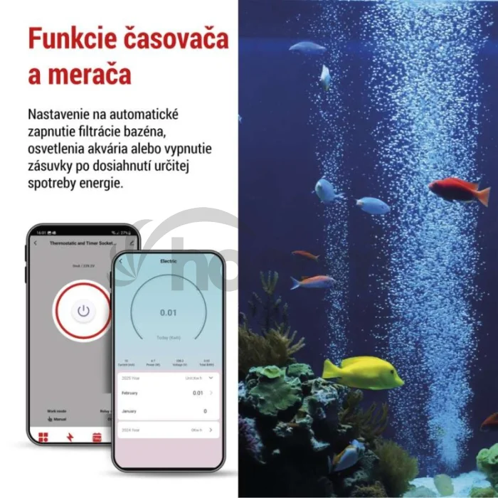 GoSmart Termostat do zásuvky s funkciou digitálneho časovača 2v1 s WiFi