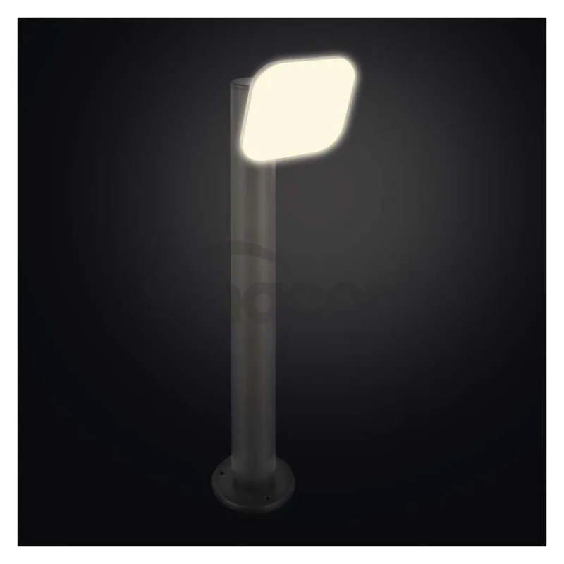 LED záhradné stĺpikové svietidlo NIKA, 12 x 12 x 50 cm, 12,5 W, teplá biela