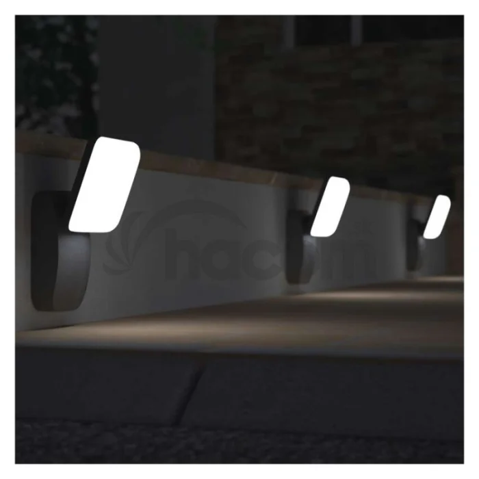 LED záhradné nástenné svietidlo NIKA, 12 x 12 x 20 cm, 12,5 W, teplá biela