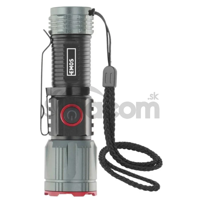 LED nabíjacie kovové svietidlo 300 lm, 700 mAh