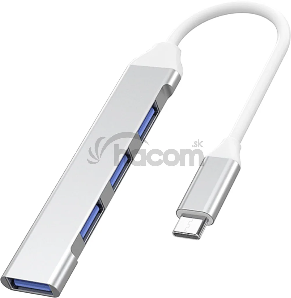 PremiumCord Hub USB-C na USB 3.2A + 3x USB 2.0