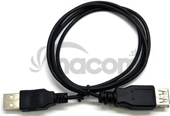 C-TECH USB A-A 1,8m 2.0 predlžovací, čierny