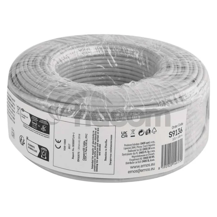 Datový kábel UTP CAT 5E PVC Basic, 100m