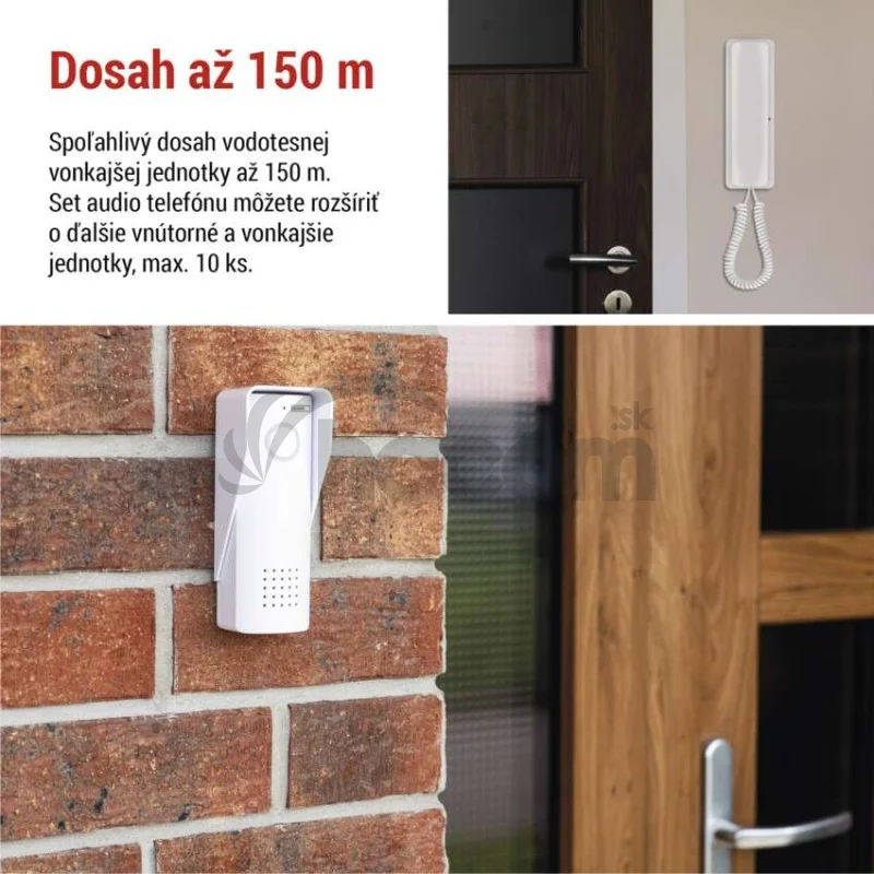 Bezdrôtová sada domáceho audio vrátnika H1088, 1 účastník