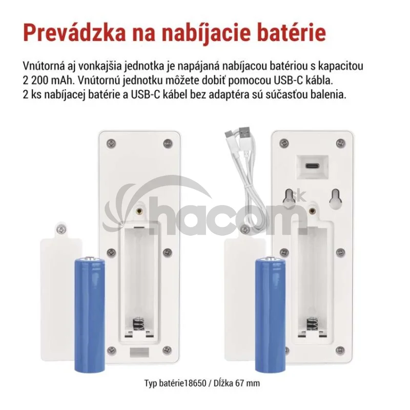 Bezdrôtová sada domáceho audio vrátnika H1087, 1 účastník