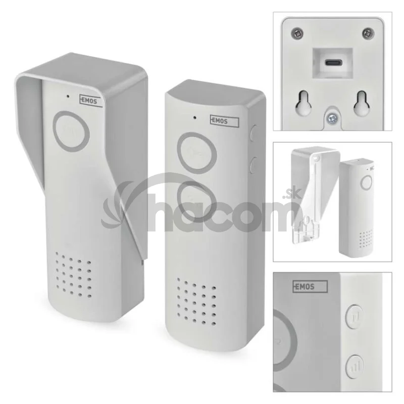 Bezdrôtová sada domáceho audio vrátnika H1087, 1 účastník