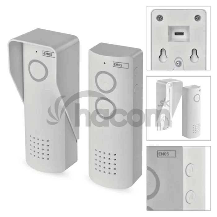 Bezdrôtová sada domáceho audio vrátnika H1087, 1 účastník