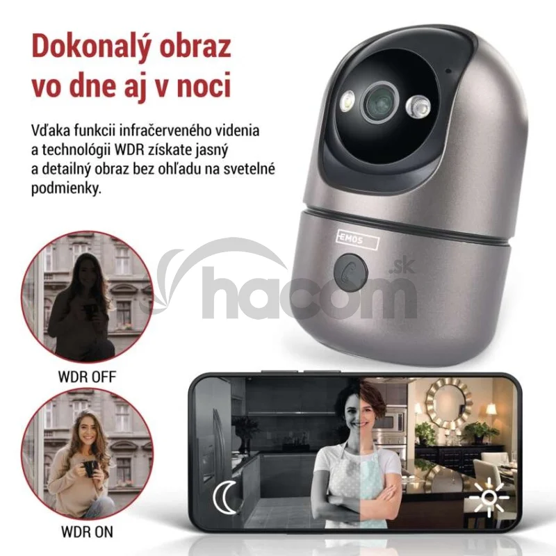 GoSmart Vnútorná otočná kamera IP‑220W s WiFi