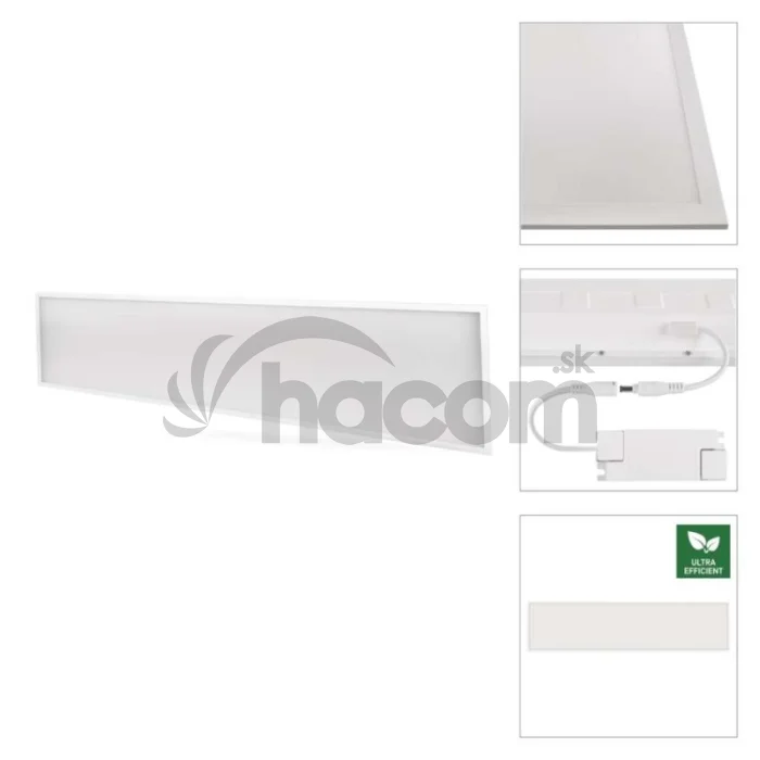 LED panel LUXXO 30 x 120 cm / 32 mm, 22 W, 3 800 lm, vstavaný, neutr. biela, UGR<19, IP20