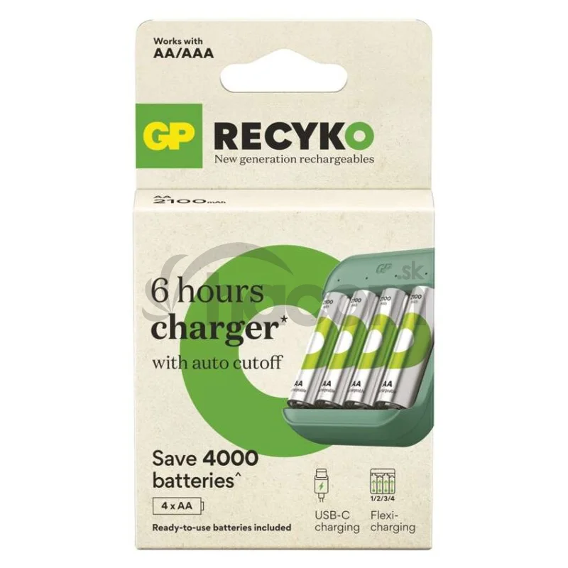 GP nabíjačka batérií ReCyko B423 4× AA GP ReCyko 2100 mAh