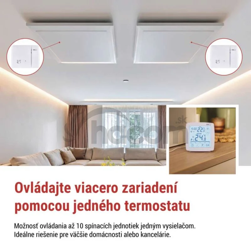 Izbový programovateľný bezdrôtový WiFi GoSmart termostat P56S11