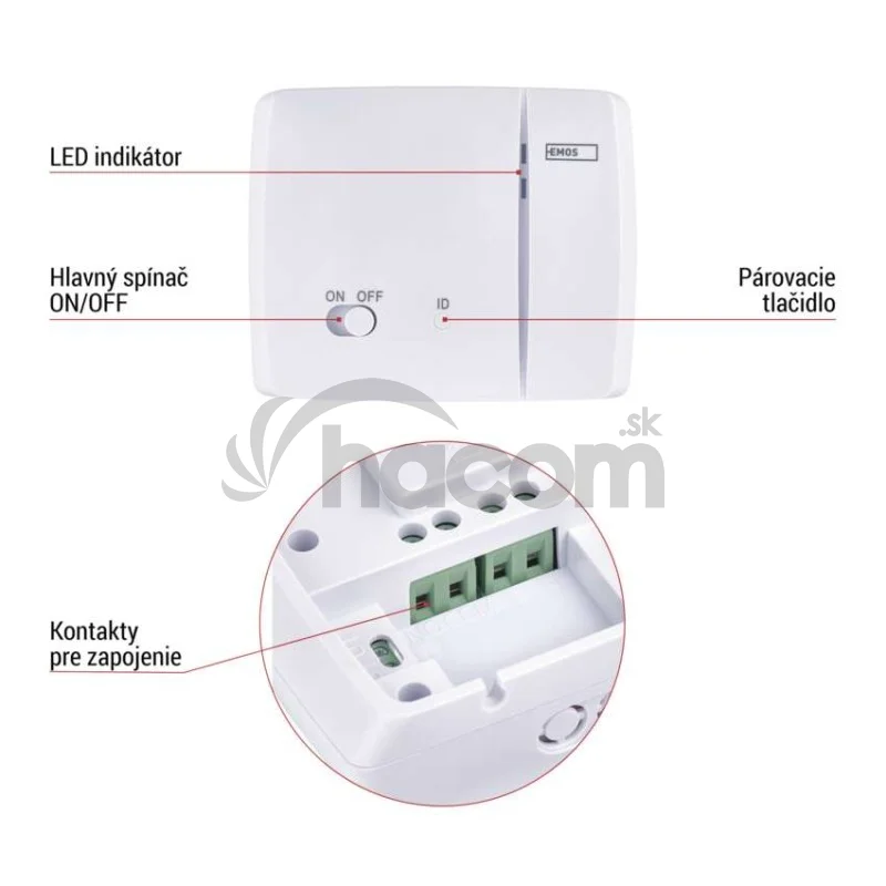 Izbový programovateľný bezdrôtový WiFi GoSmart termostat P56S11